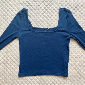 PacSun Long Sleeve Square Neck Top Sz: M